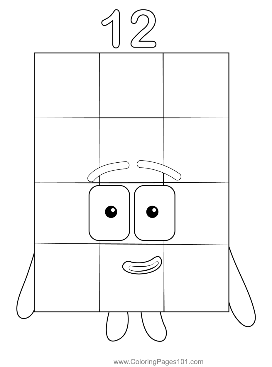 Twelve Numberblocks Coloring Page For Kids Free Numberblocks Printable Coloring Pages Online For Kids ColoringPages101 Coloring Pages For Kids Twelve Numberblocks Coloring Page For Kids Free Numberblocks Printable Coloring Pages Online For Kids ColoringPages101 Coloring Pages For Kids