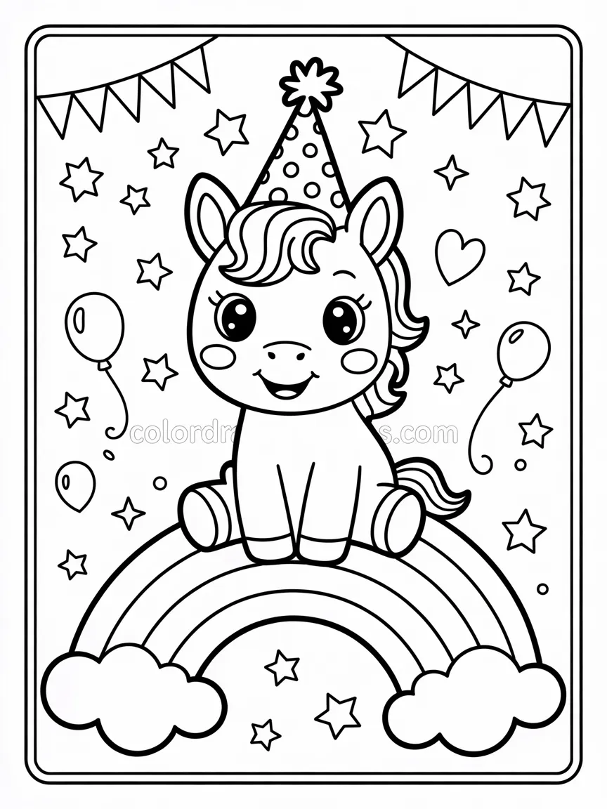 Unicorn Coloring Pages 92 Free PDF Printable For Kids Unicorn Coloring Pages 92 Free PDF Printable For Kids