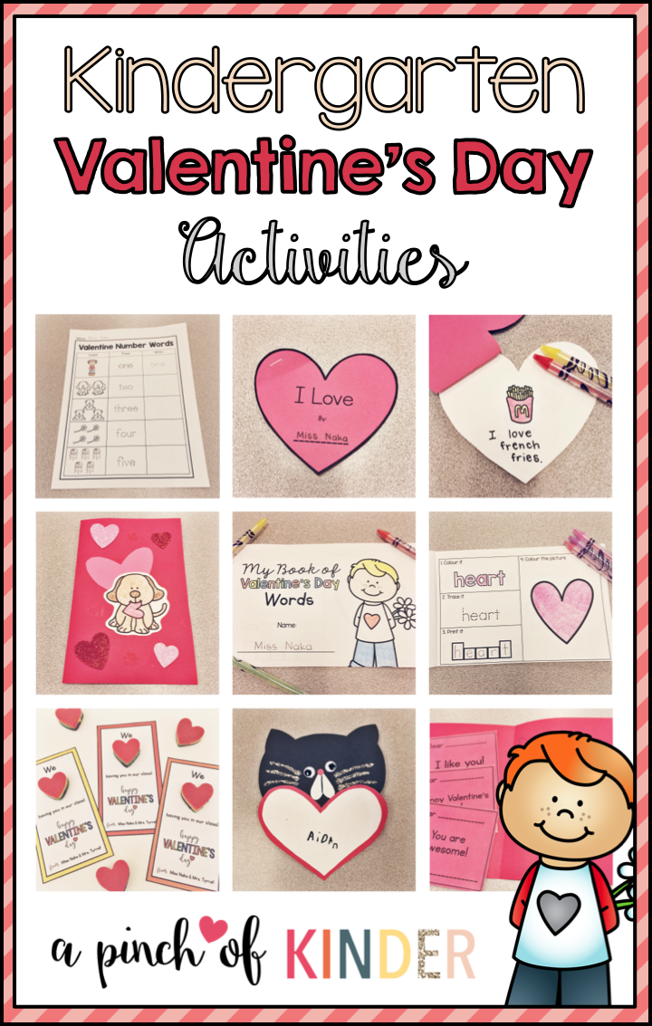 Valentine s Day Activities For Kindergarten Apinchofkinder