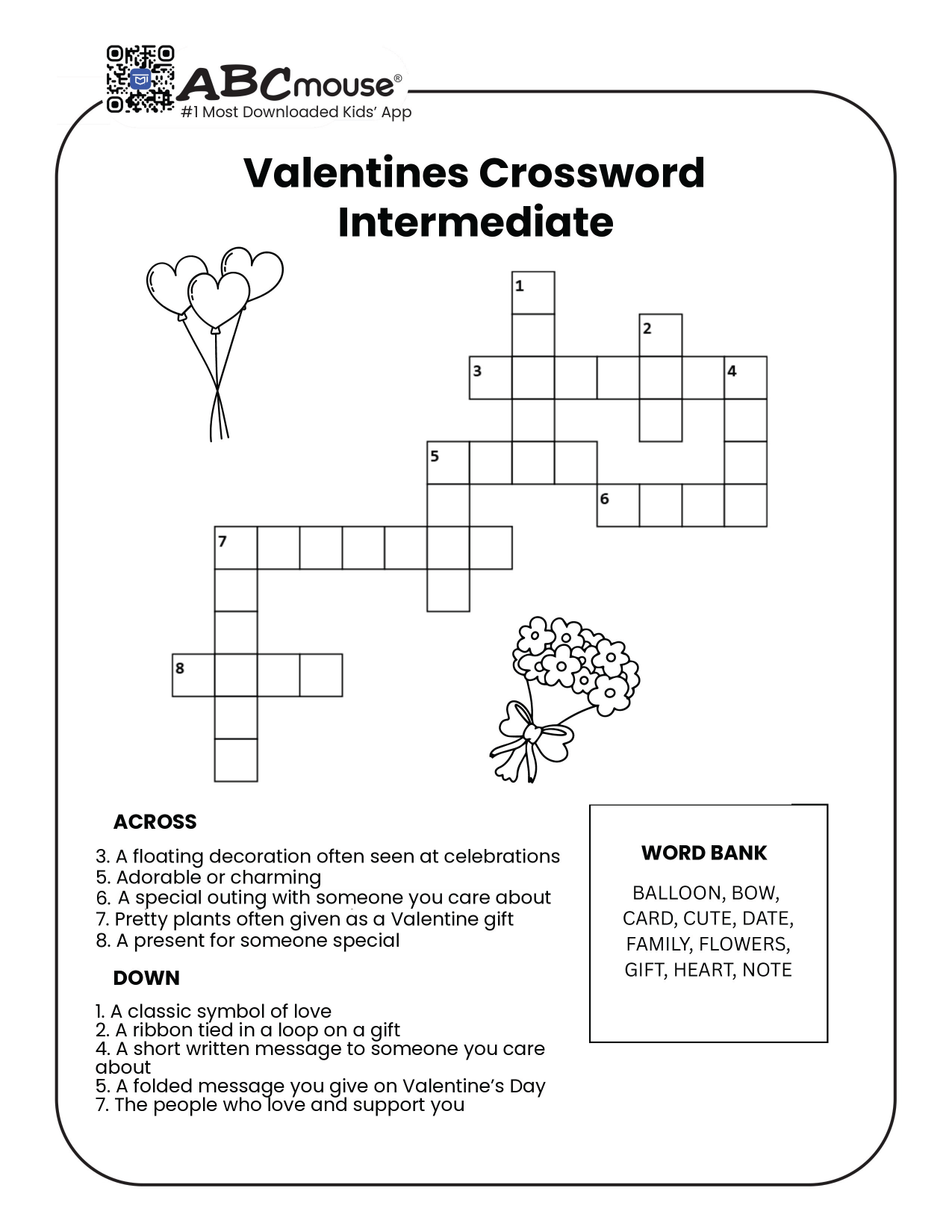 Valentine s Day Word Searches Word Scrambles Crossword Puzzles And More ABCmouse Valentine s Day Word Searches Word Scrambles Crossword Puzzles And More ABCmouse