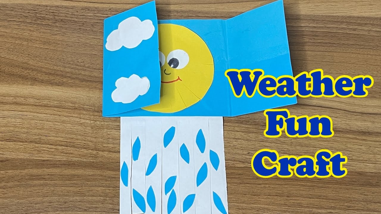 Weather Craft Fun In 5 Minute DIY Paper Crafts For Teacher Classroom Decor Ideas YouTube Weather Craft Fun In 5 Minute DIY Paper Crafts For Teacher Classroom Decor Ideas YouTube