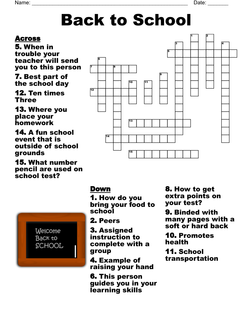 Welcome To 3rd Grade Crossword WordMint Welcome To 3rd Grade Crossword WordMint