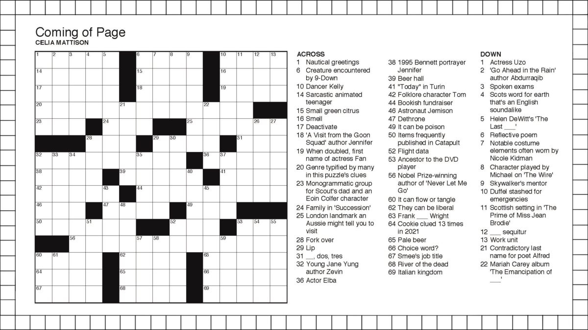 crossword puzzles daily beast