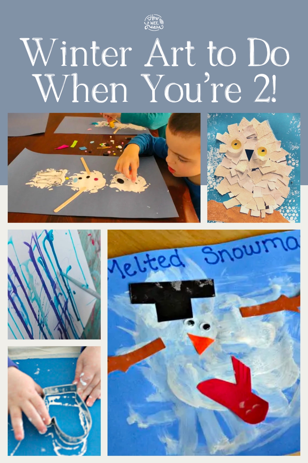 Winter Art For Toddlers How Wee Learn Winter Art For Toddlers How Wee Learn