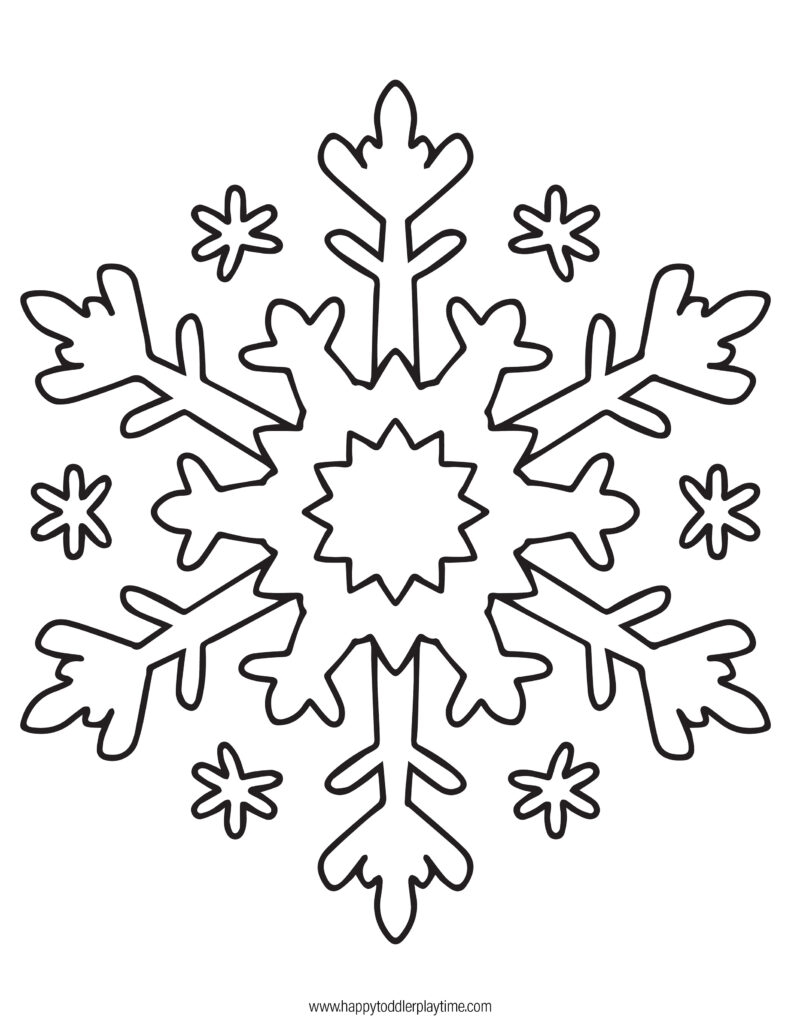Winter Coloring Pages For Kids Happy Toddler Playtime