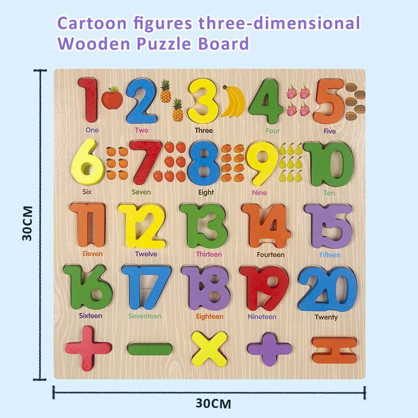 Wooden Number Puzzle 1 20 Numbers Sorting Board Blocks Matching Game Jigsaw Educational Early Learning Gift For Students friends family Walmart Wooden Number Puzzle 1 20 Numbers Sorting Board Blocks Matching Game Jigsaw Educational Early Learning Gift For Students friends family Walmart